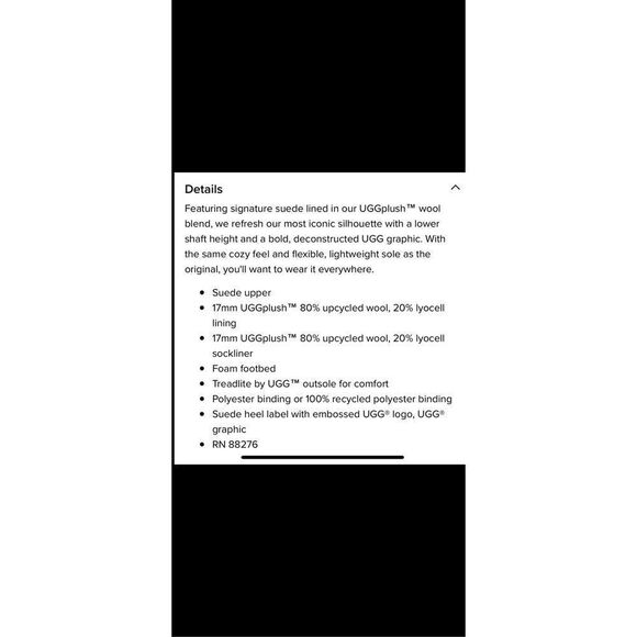 🔥UGG Classic mini Blk Logo boots-size 6 - Picture 8 of 11